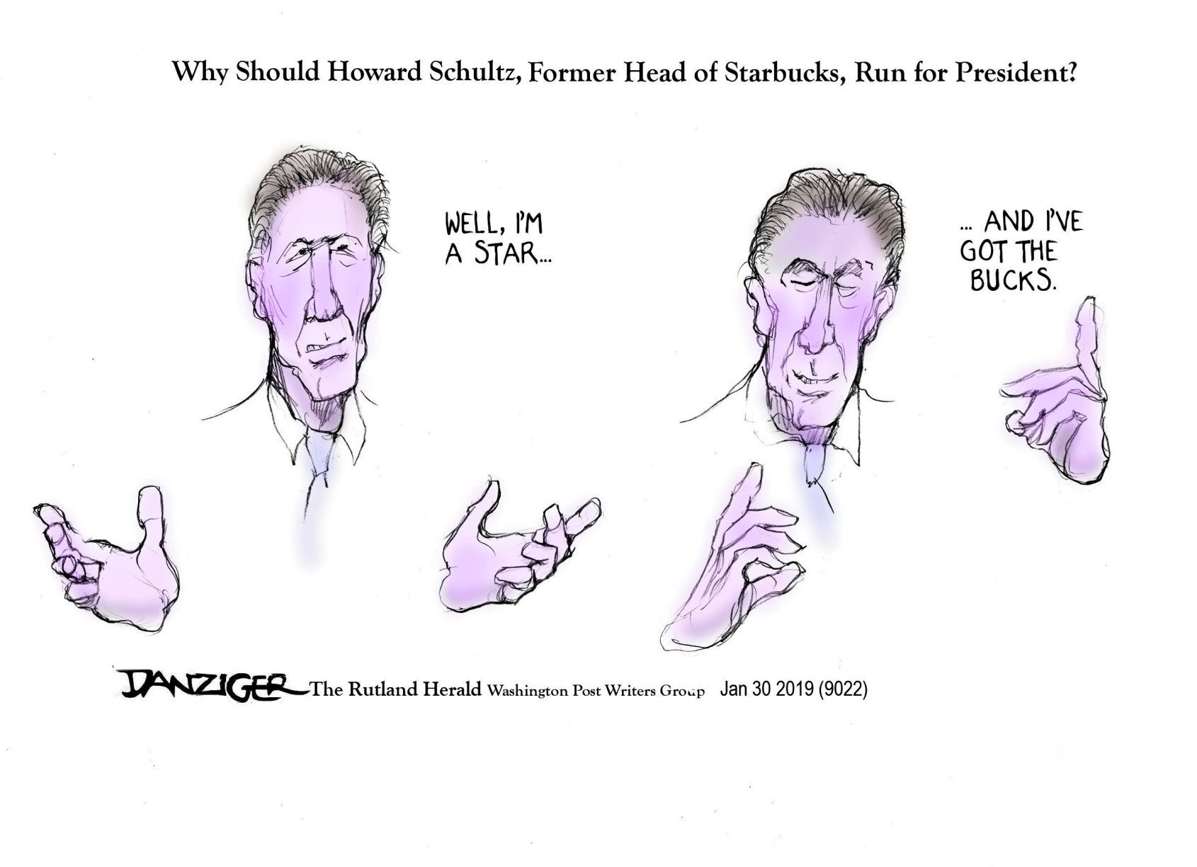 Jeff Danziger cartoon